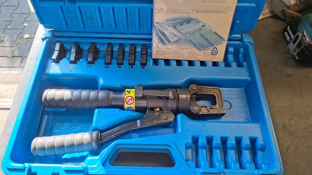 Cembre ht 45 kabelschoen perstang handperstang krimptang, ., Ophalen of Verzenden, Zo goed als nieuw, .