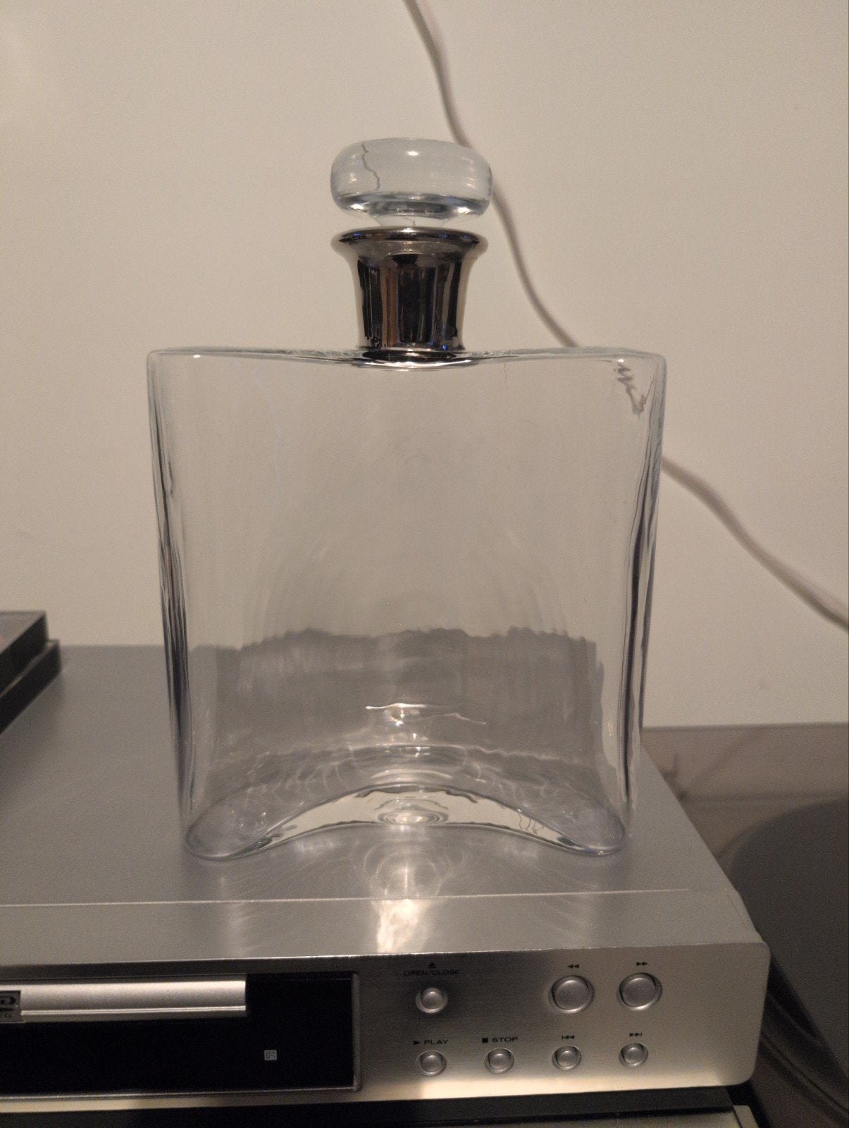 Handgeblazen Glazen Karaf met Uniek Design, Ophalen