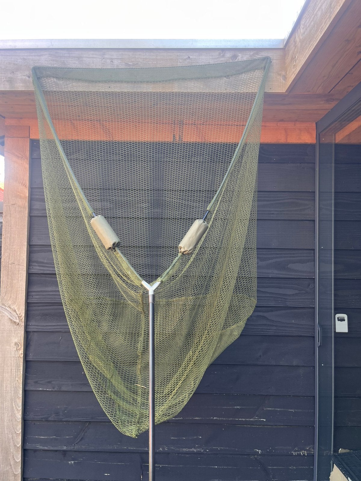 Te koop schepnet 110 cm breed, Ophalen of Verzenden, Zo goed als nieuw, Net of Fuik