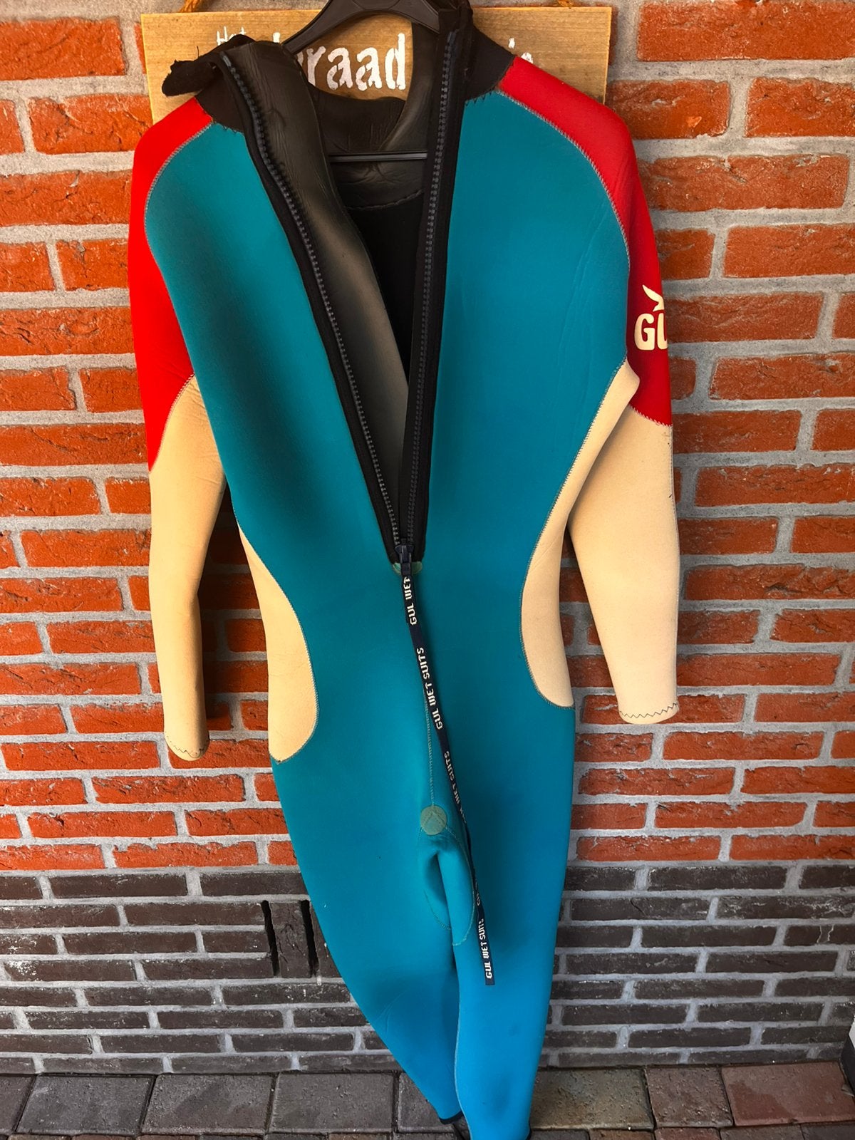 Surfpak gul, Ophalen, Wetsuit, Gebruikt, Heer