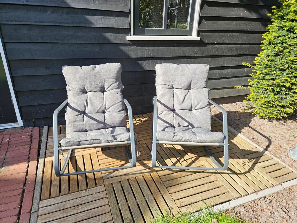 Schommelstoelen voor buiten, Ophalen, Gebruikt, Metaal