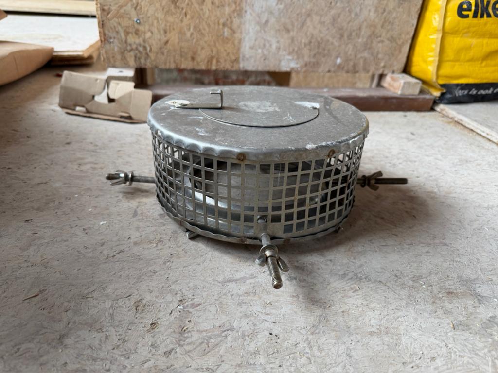 RVS Schoorsteenkap voor diameters 7-18cm, goede staat, Ophalen of Verzenden, Gebruikt, Afzuiger