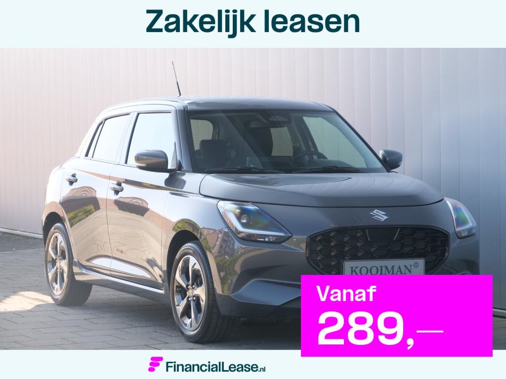 Suzuki Swift 1.2 Style Smart Hybrid 81 Pk Navi / DAB / Apple, Voorwielaandrijving, Stof, Gebruikt, Zwart
