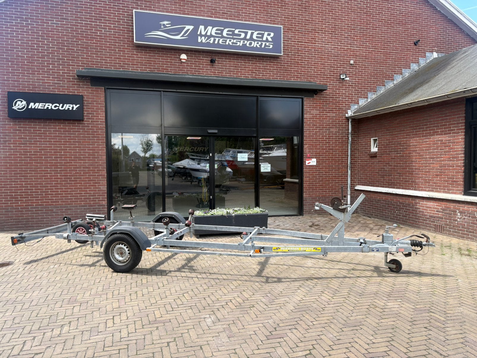 Geremde sloepen / consoleboot trailer met kenteken, Ophalen, Gebruikt, Minder dan 6 meter