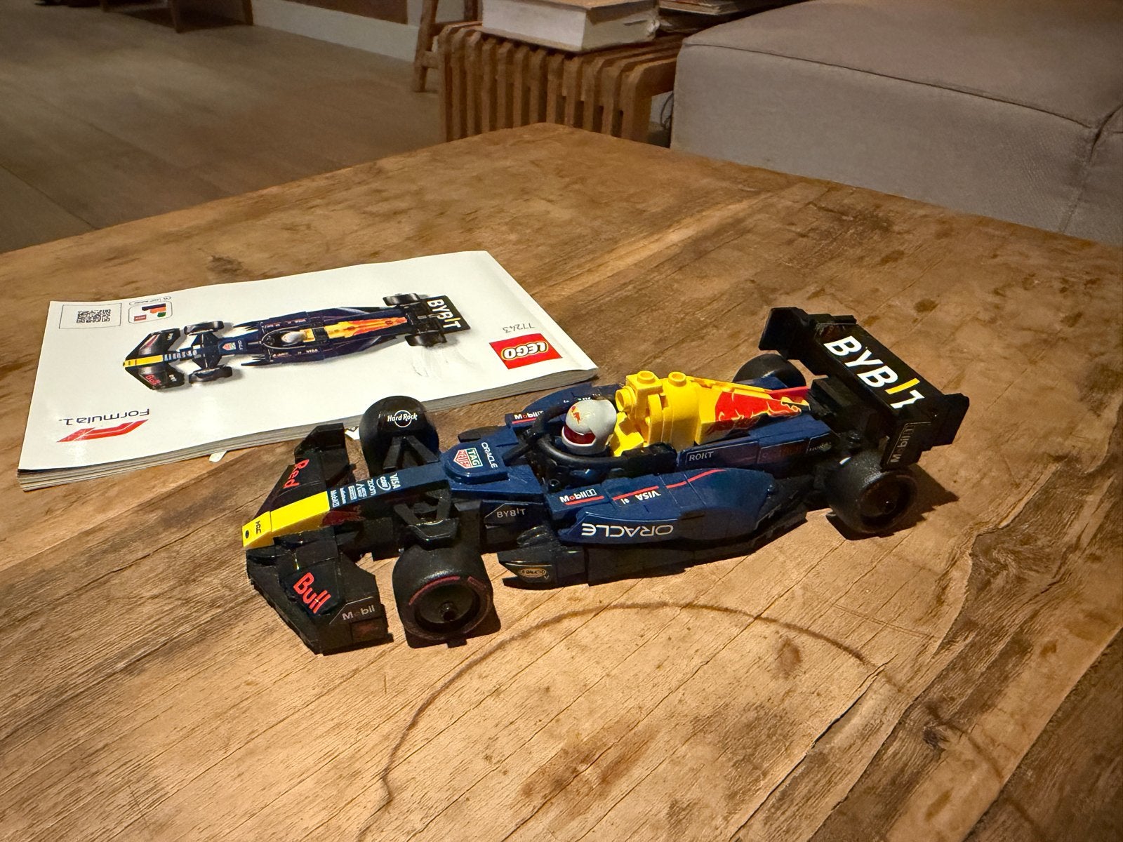 Max Verstappen Red Bull F1 Lego (76925), Ophalen of Verzenden, Zo goed als nieuw, Overige merken