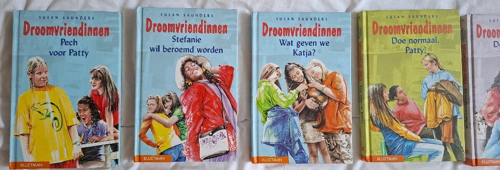 Susan Saunders De droomvriendinnen, gehele serie 11 boeken, Gelezen, Susan Saunders, Ophalen of Verzenden, Fictie