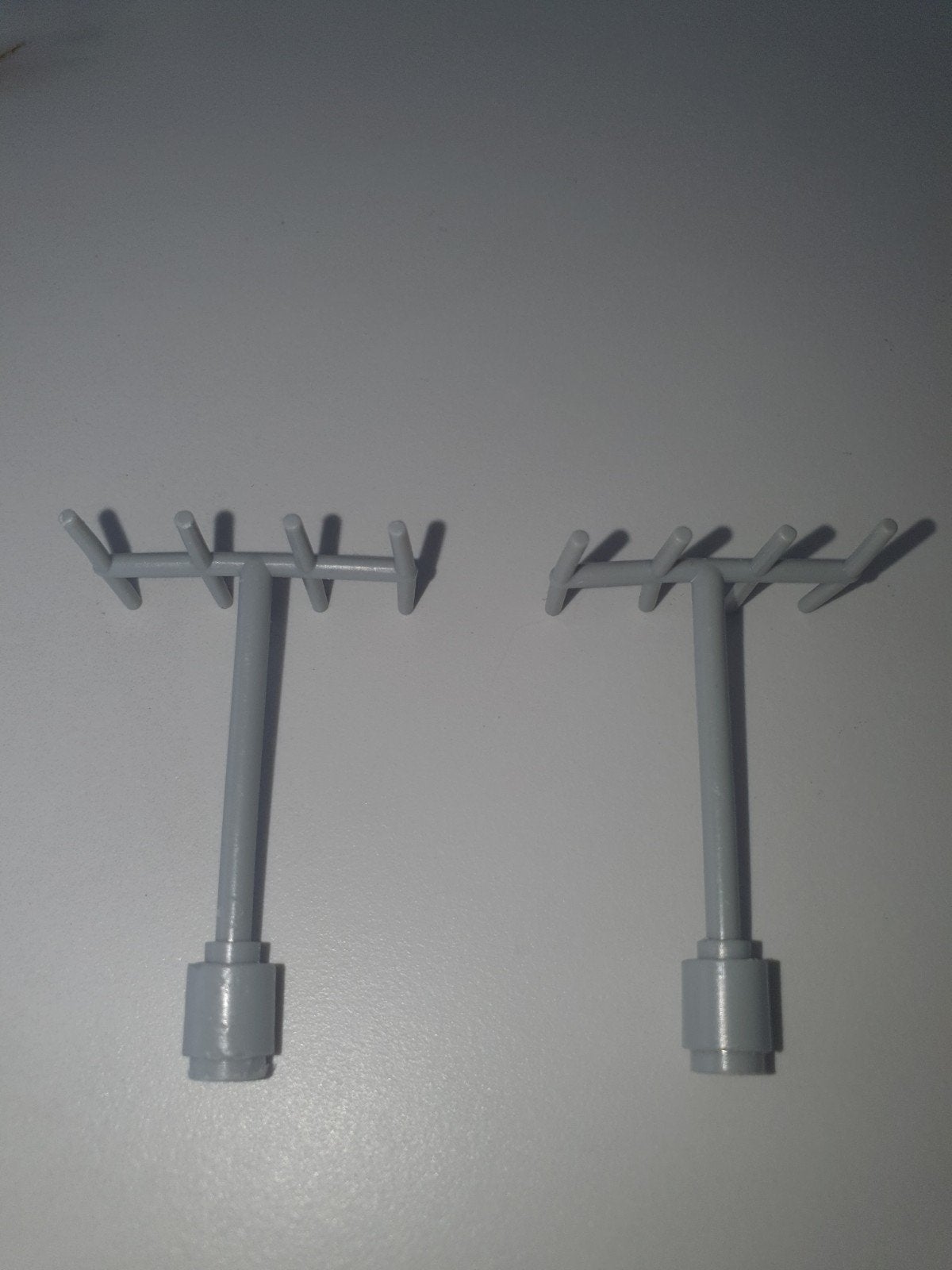LEGO Space Antenne ruimte vintage - Grijs (2 stuks), Gebruikt, Lego, Accessoire, Ophalen of Verzenden
