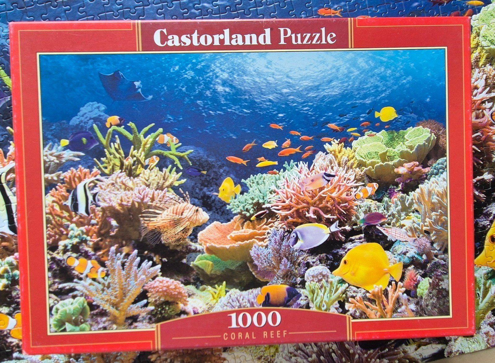 Castorland, koraalrif, Ophalen of Verzenden, 500 t/m 1500 stukjes, Zo goed als nieuw, Legpuzzel