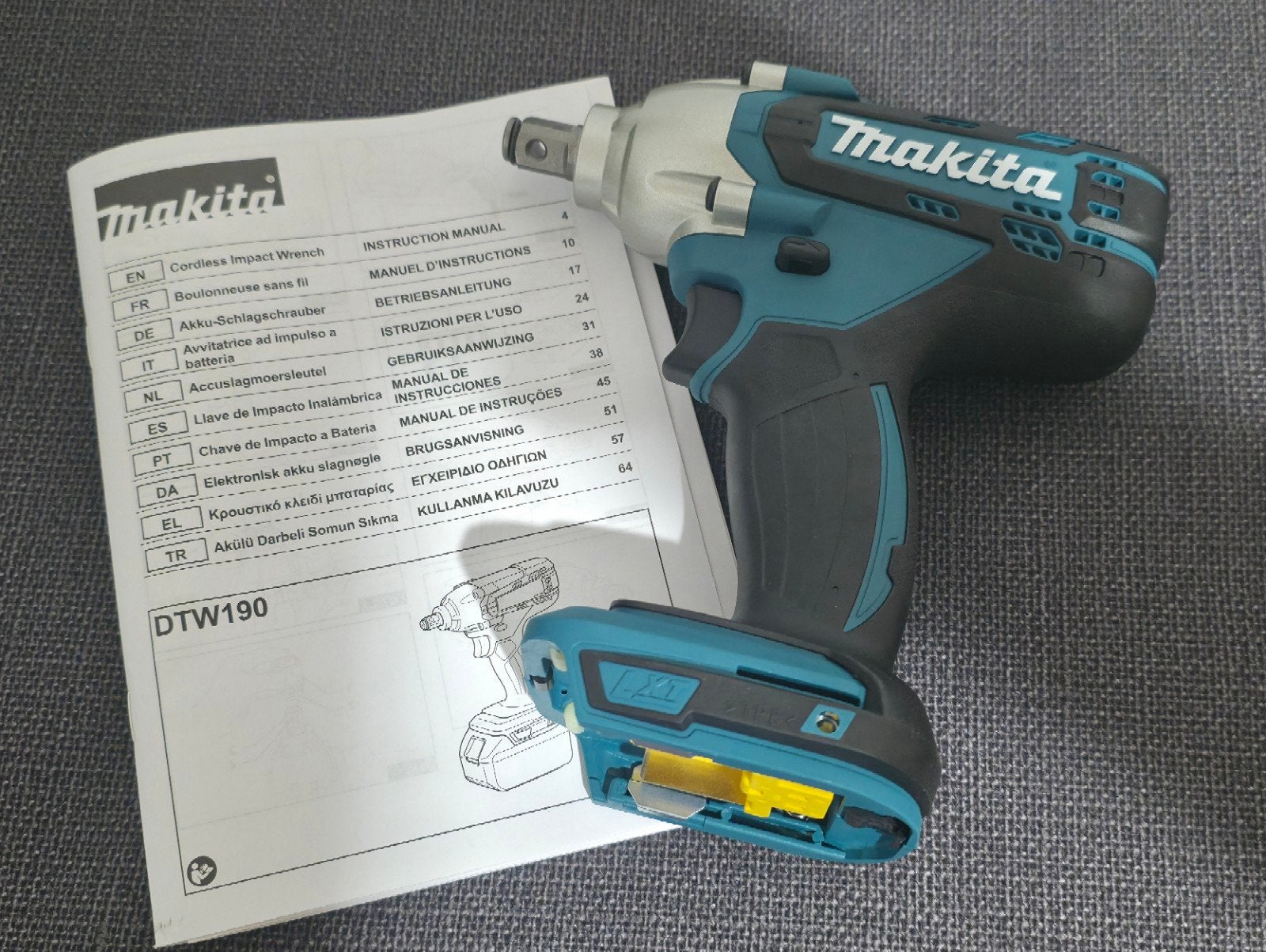 Nieuwe Makita DTW190 Accu Slagmoersleutel - Solo, Doe-het-zelf en Verbouw, Gereedschap | Boormachines, Ophalen of Verzenden, Nieuw