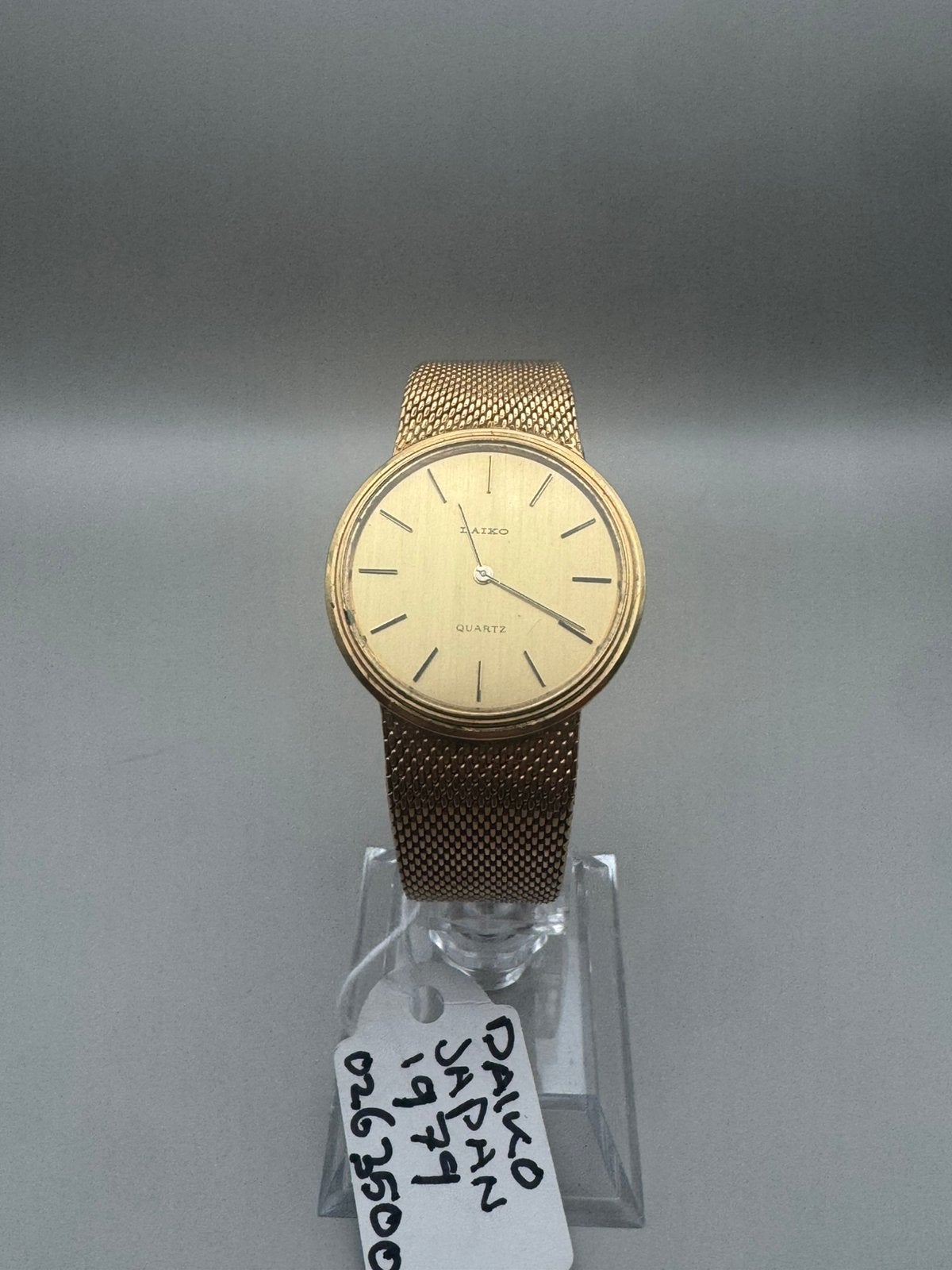 Zeldzaam Daiko Quartz Horloge uit 1979, Ophalen of Verzenden, Polshorloge, Overige merken