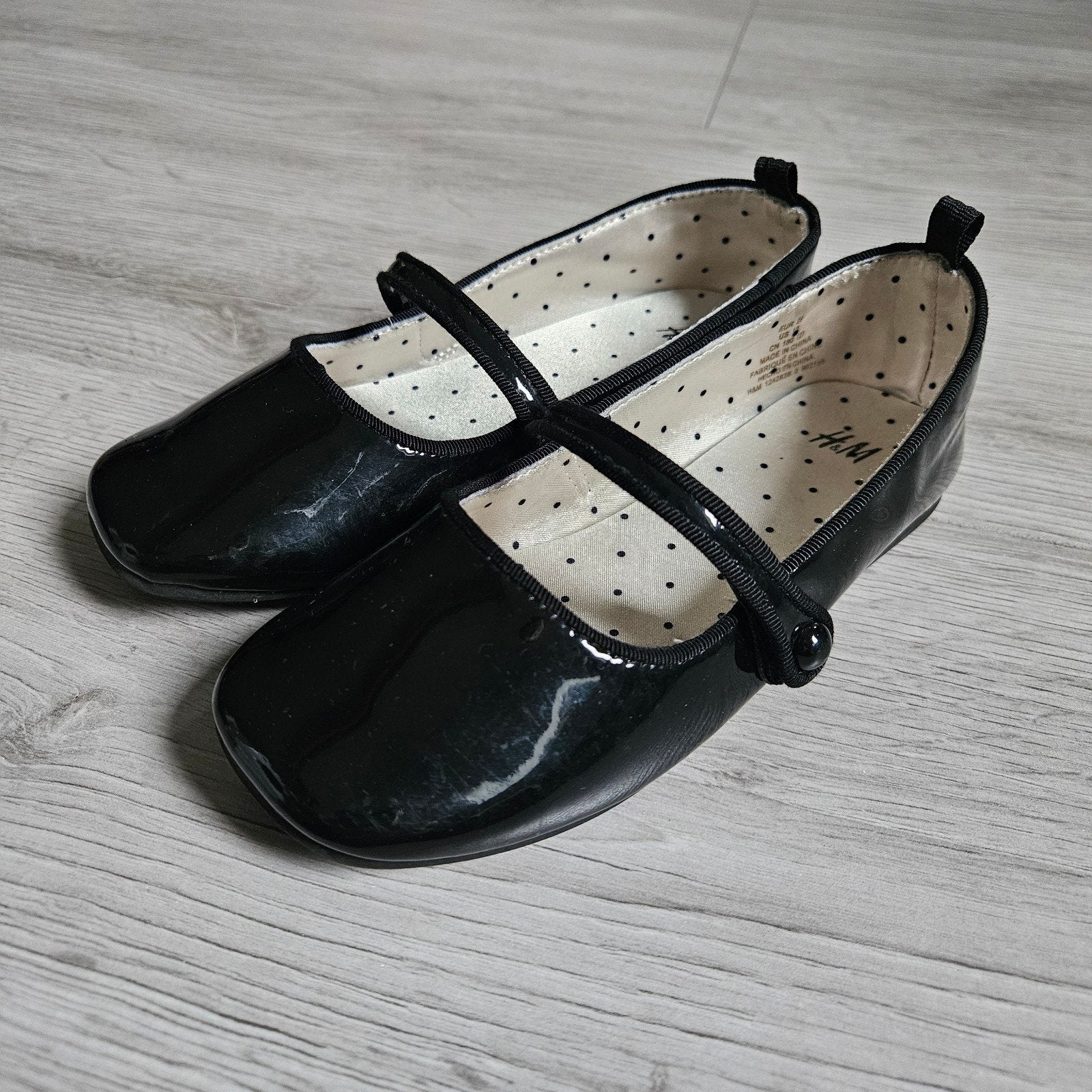 Kastopruiming: Zwarte H&M lak ballerina's maat 29, Ophalen of Verzenden, H&M, Meisje, Schoenen