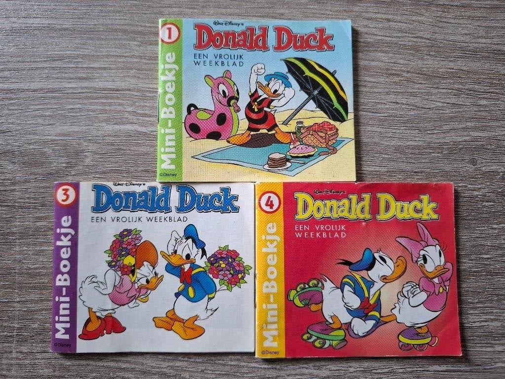 3x Donald Duck Mini-Boekje (nummers 1, 3 en 4), Meerdere stripboeken, Ophalen of Verzenden, Nieuw