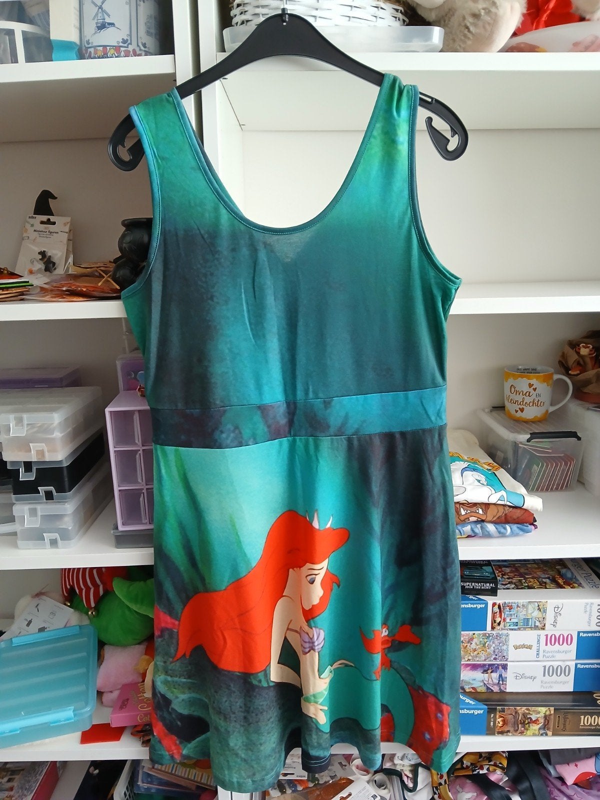 Disney De Kleine Zeemeermin jurk - Maat xl, Disney, Meerkleurig, Maat 46/48 (XL) of groter, Nieuw