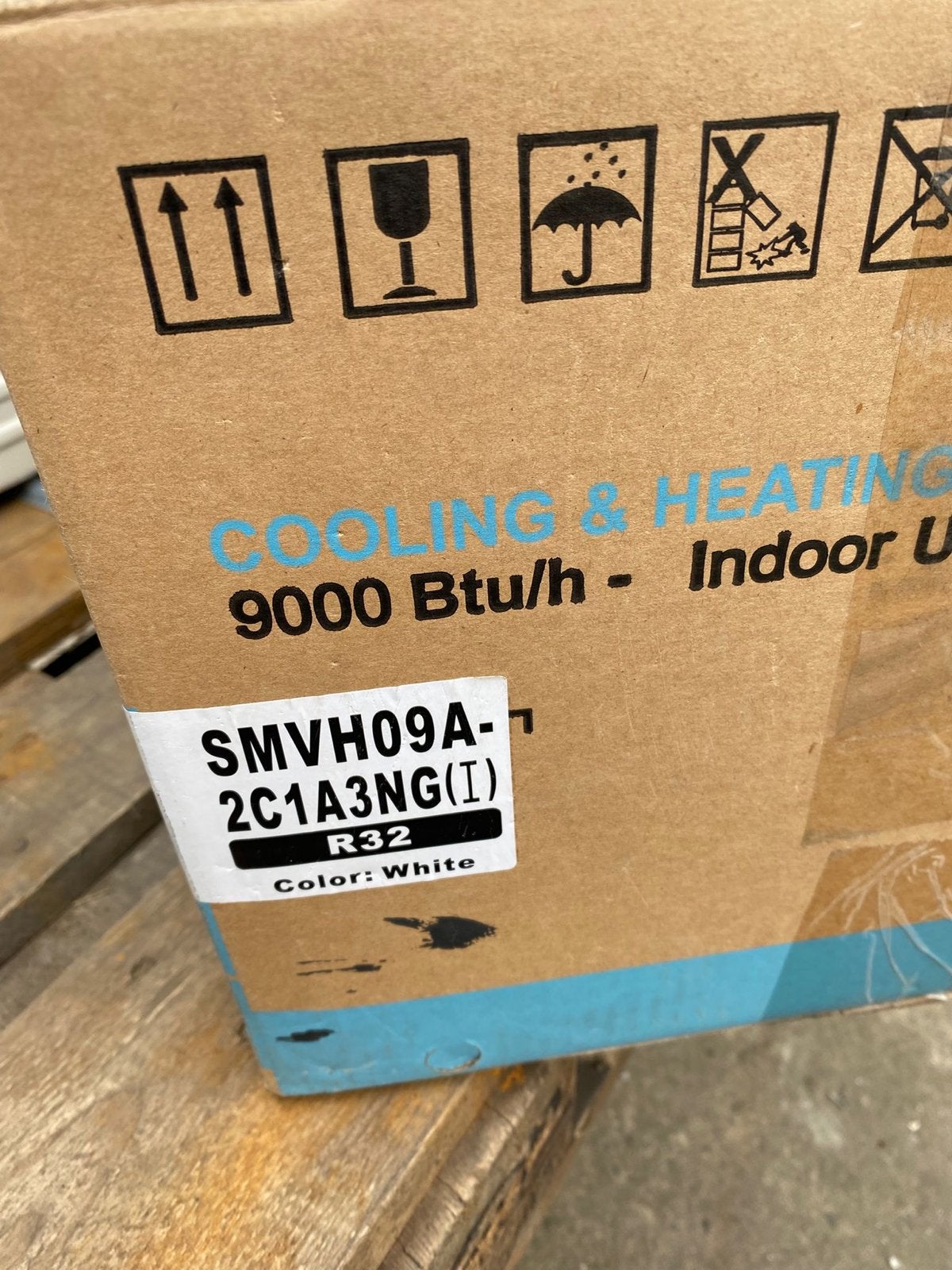 Nieuwe Wandairco 9000 Btu/h - Koelen & Verwarmen R32 Wit, Witgoed en Apparatuur, Airco's, Ophalen, Skyworth, Nieuw, 3 snelheden of meer