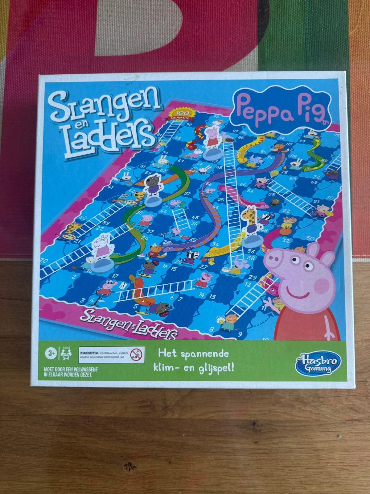 Spel Peppa Pig Slangen en Ladders, Hobby en Vrije tijd, Gezelschapsspellen | Bordspellen, Ophalen of Verzenden, Gebruikt