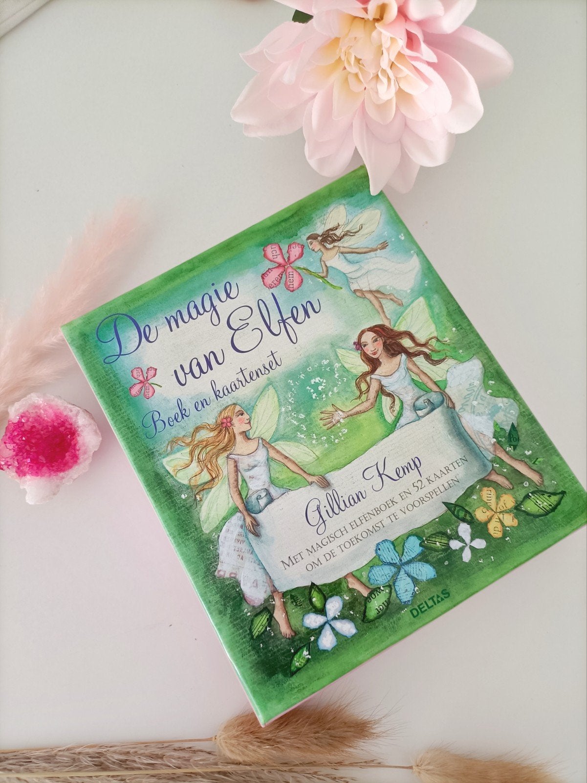 De Magie van Elfen: Boek en Kaartenset - Gillian Kemp, Gillian Kemp, Tarot of Kaarten leggen, Overige typen, Ophalen of Verzenden