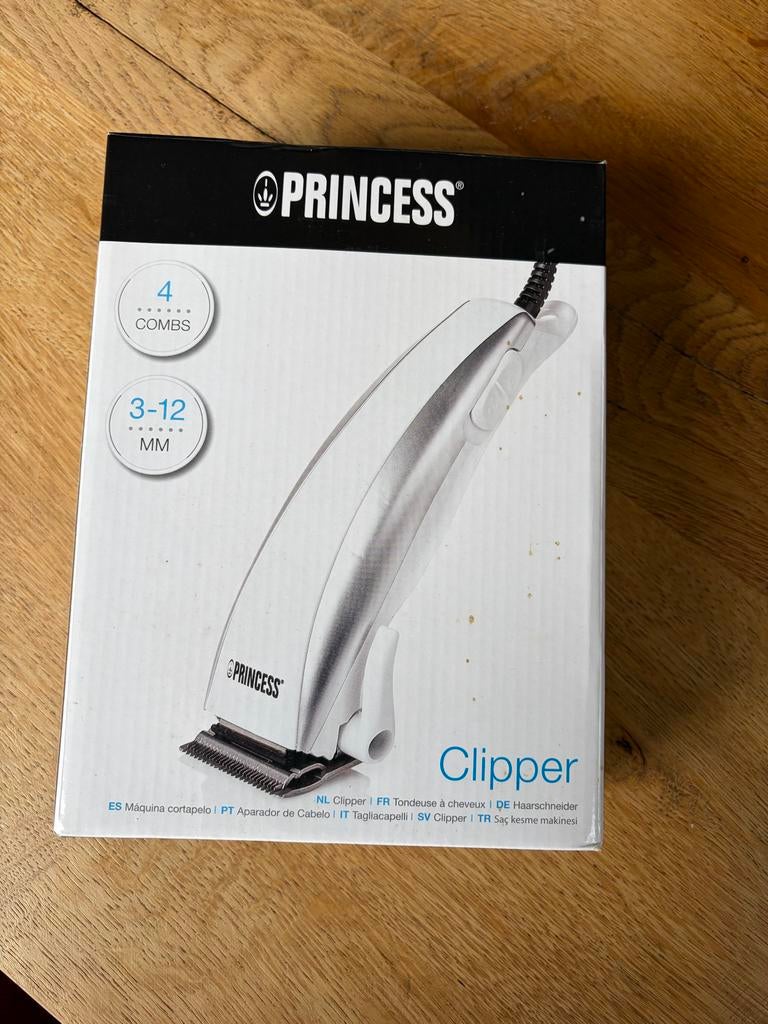 Princess Tondeuse met opzetstukken en accessoires, Ophalen of Verzenden, Gebruikt, Scheren en Epileren