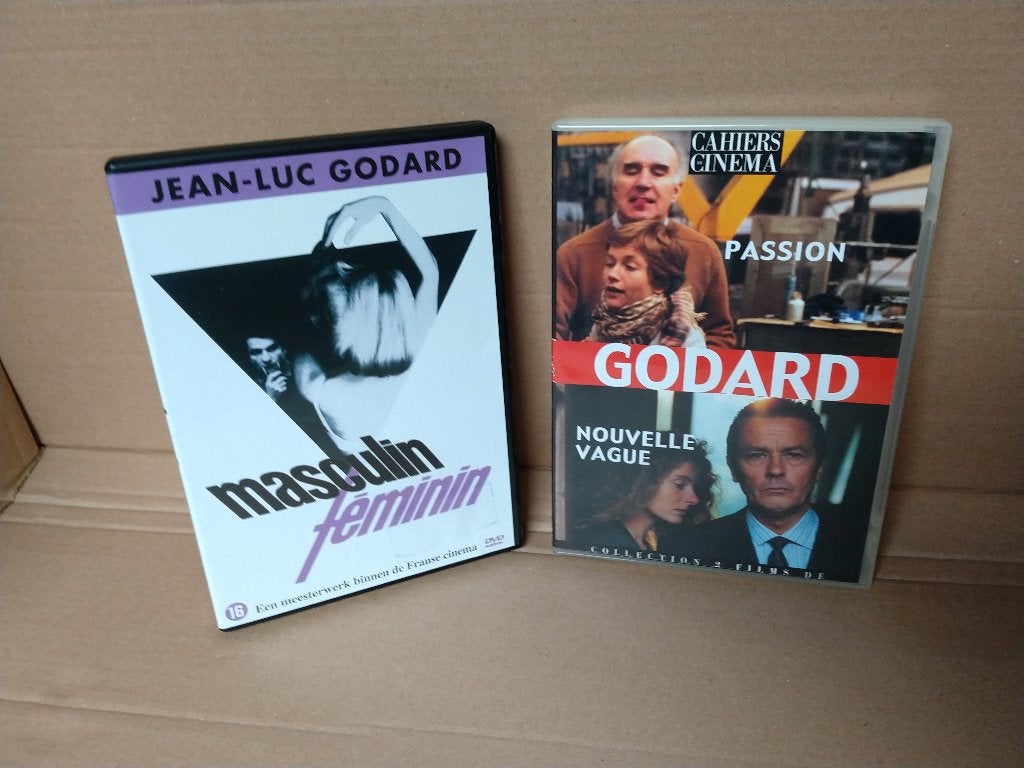 3-disc DVD box Jean-Luc Godard - Passion, Masculin Feminin, Alle leeftijden, Ophalen of Verzenden, Zo goed als nieuw, Frankrijk