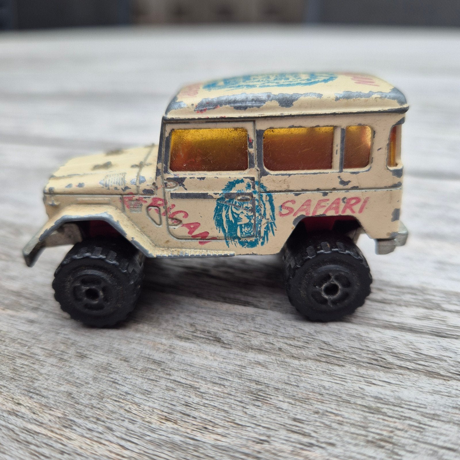 Majorette 4x4 Toyota African Safari Speelgoedauto, Ophalen of Verzenden, Gebruikt, Jongen of Meisje