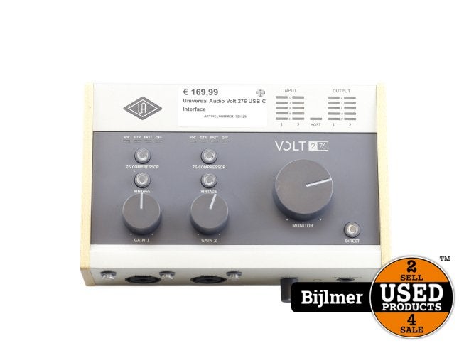 Universal Audio Volt 276 USB-C Interface, Universal, Zo goed als nieuw, https://www.universalstudios.com/contact-us, 10 Universal City Plaza, Universal City, CA 91608, Verenigde Staten