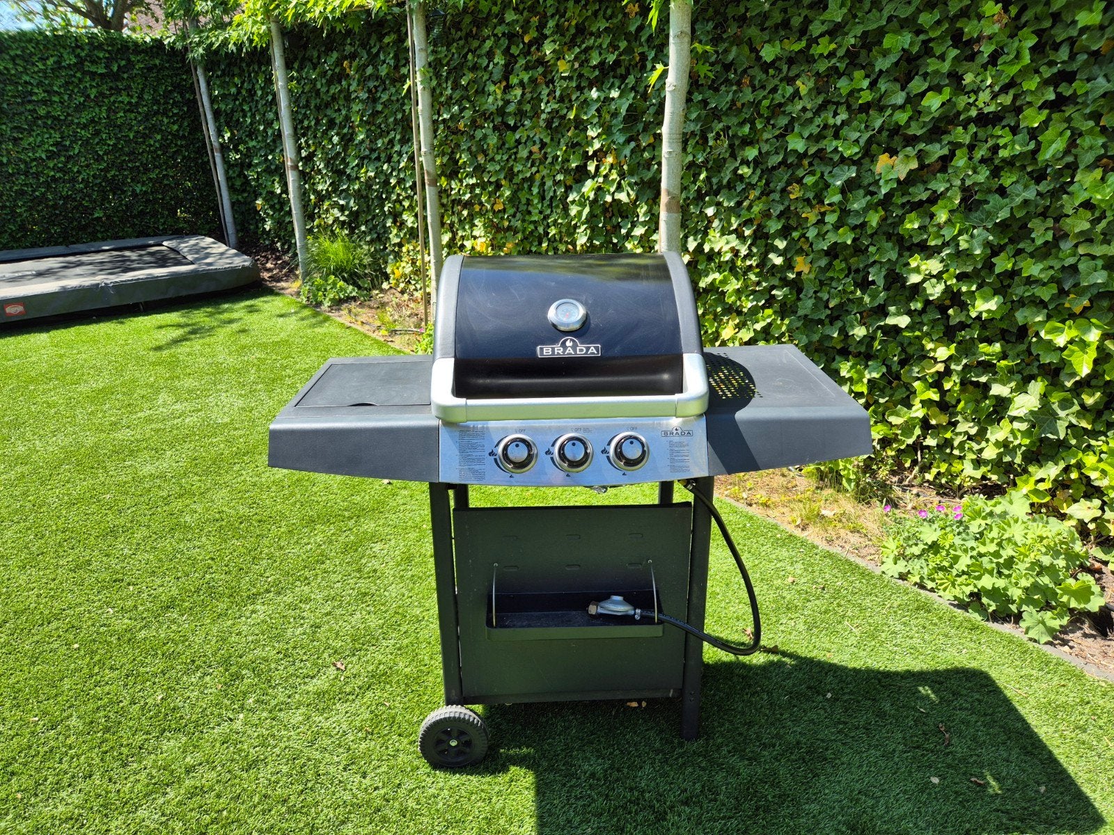 Brada Gasbarbecue met zijbrander, Tuin en Terras, Ophalen, Gebruikt, Brada