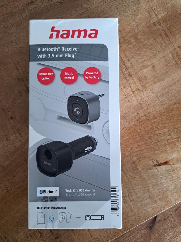 Bluetooth receiver met 3,5 mm stekker, Auto diversen, Ophalen of Verzenden