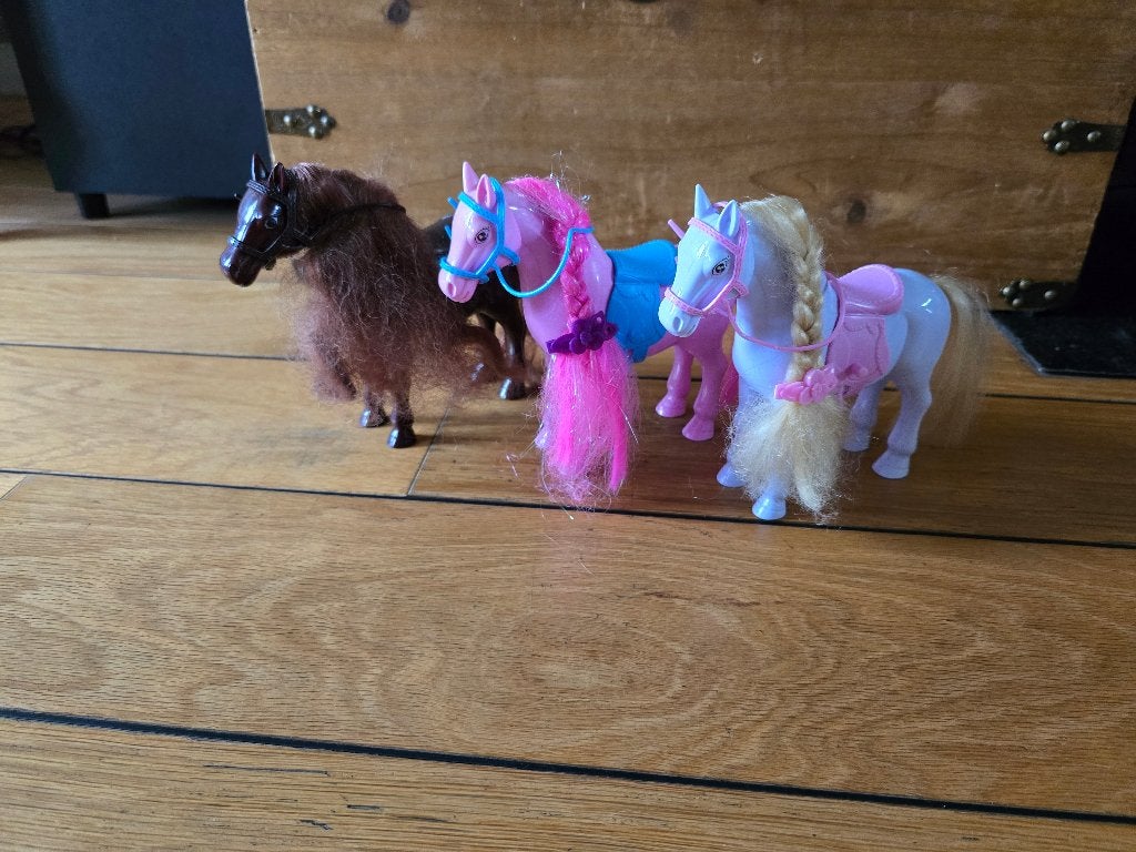 Speelgoed paarden set, Ophalen of Verzenden, Zo goed als nieuw, Jongen of Meisje