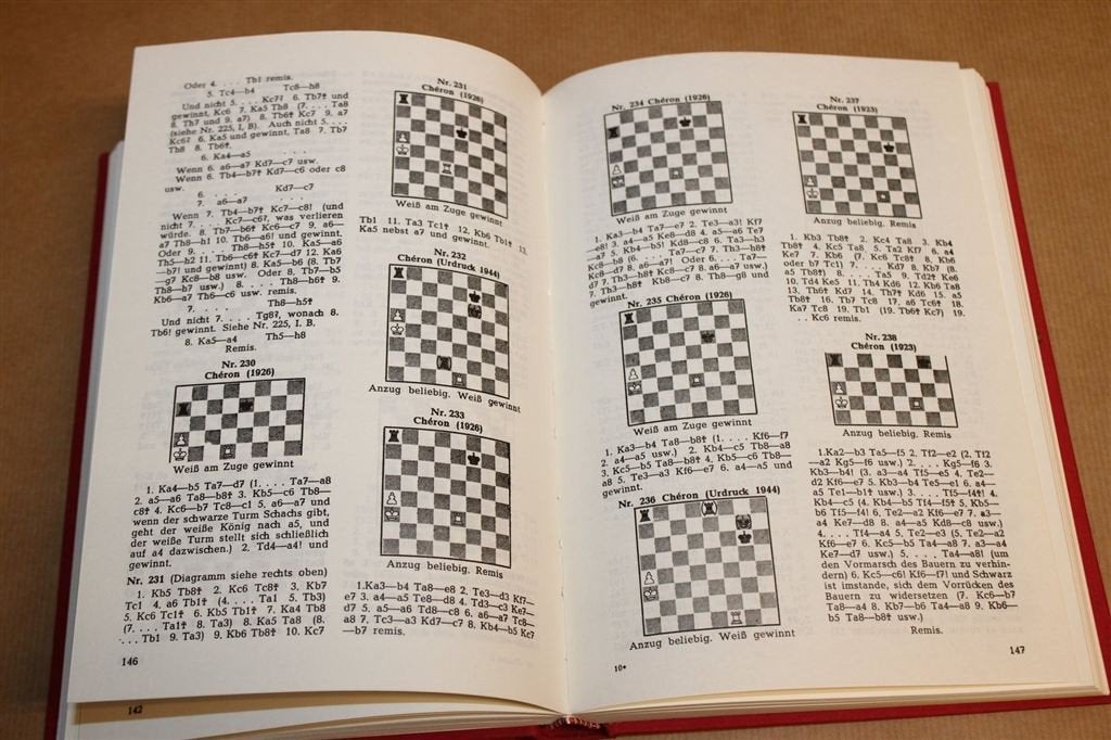 Handbuch der Endspiele Band 1 — Schaak Toreneindspel Chéron, Ophalen of Verzenden, Gelezen