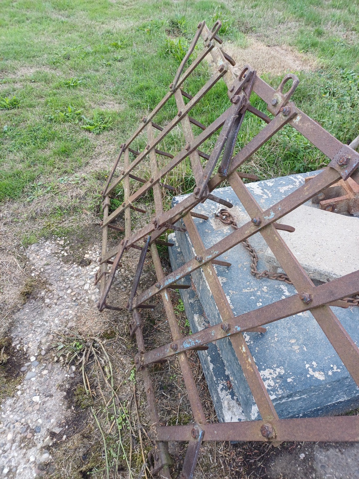 Oude eggen voor grondbewerking, Ophalen, Akkerbouw, Grondbewerking
