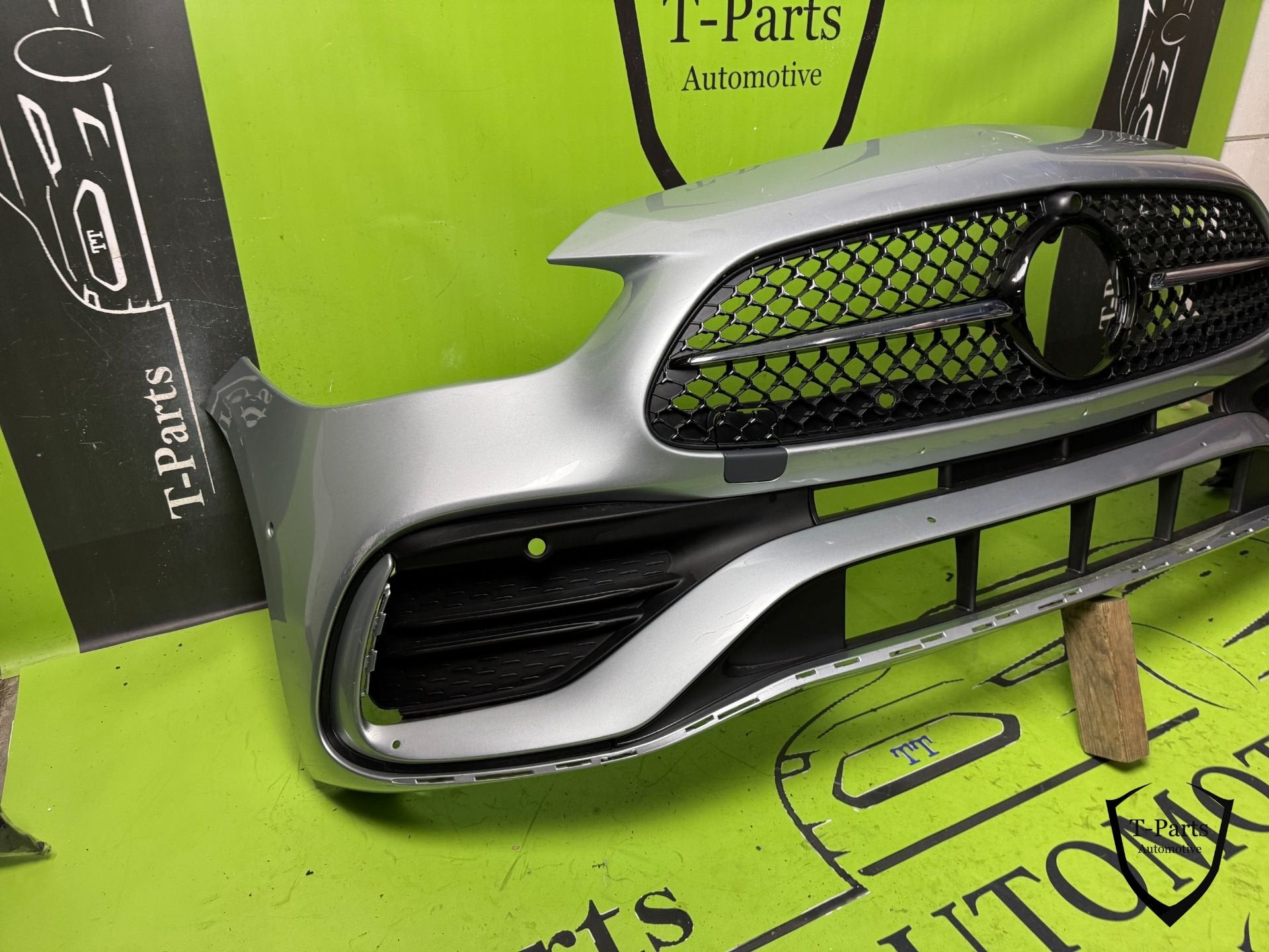 mercedes C klasse W206 AMG voorbumper grille rooster, Gebruikt, Mercedes-Benz AG, Mercedes-Benz, Ophalen of Verzenden