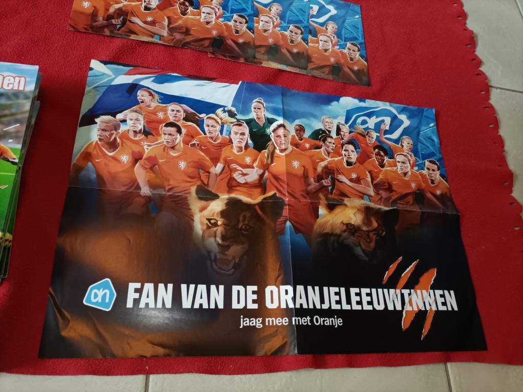 23 Nederlands Elftal vrouwen doeboek + 4 posters NIEUW, Ophalen of Verzenden
