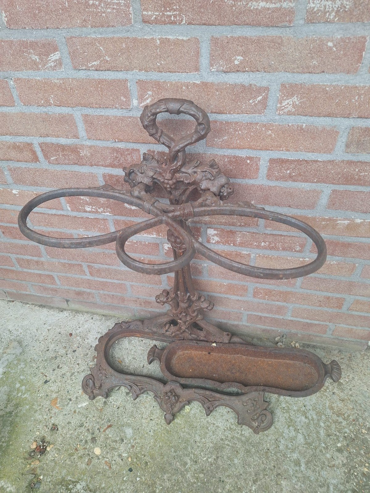 paraplubak gietijzer, Huis en Inrichting, Woonaccessoires | Paraplubakken, Ophalen, Gebruikt, Metaal