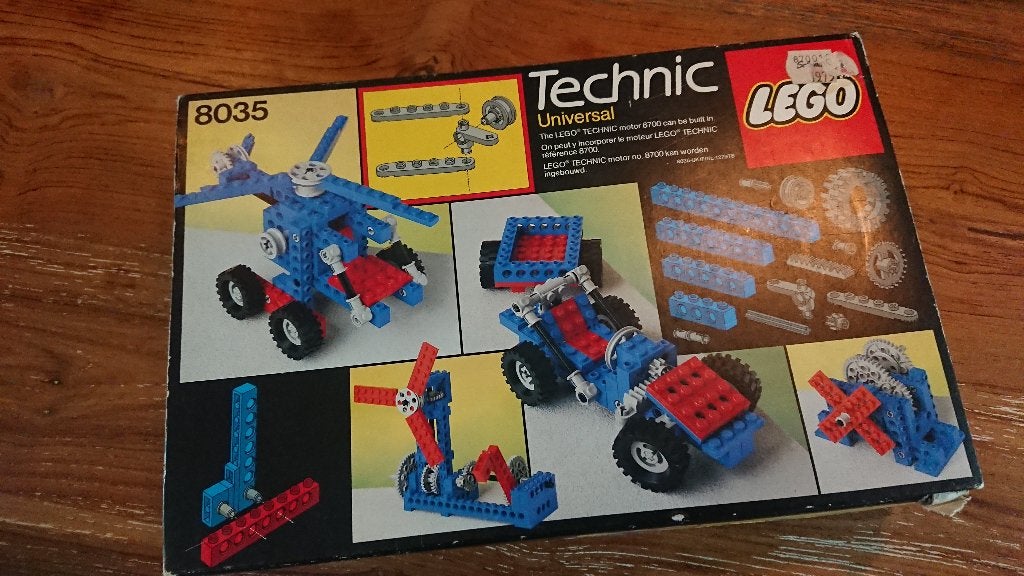 Lego Technic 8035 Universal Set – met doos, Kinderen en Baby's, Speelgoed | Duplo en Lego, Compleet, Lego, Ophalen of Verzenden
