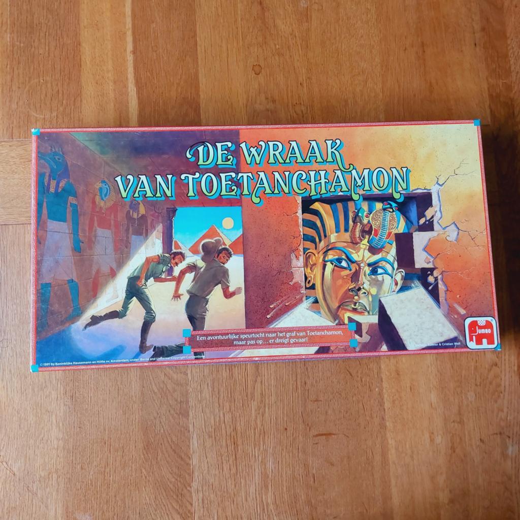De Wraak van Toetanchamon Bordspel - Compleet en Goede Staat, Hobby en Vrije tijd, Gezelschapsspellen | Bordspellen, Een of twee spelers