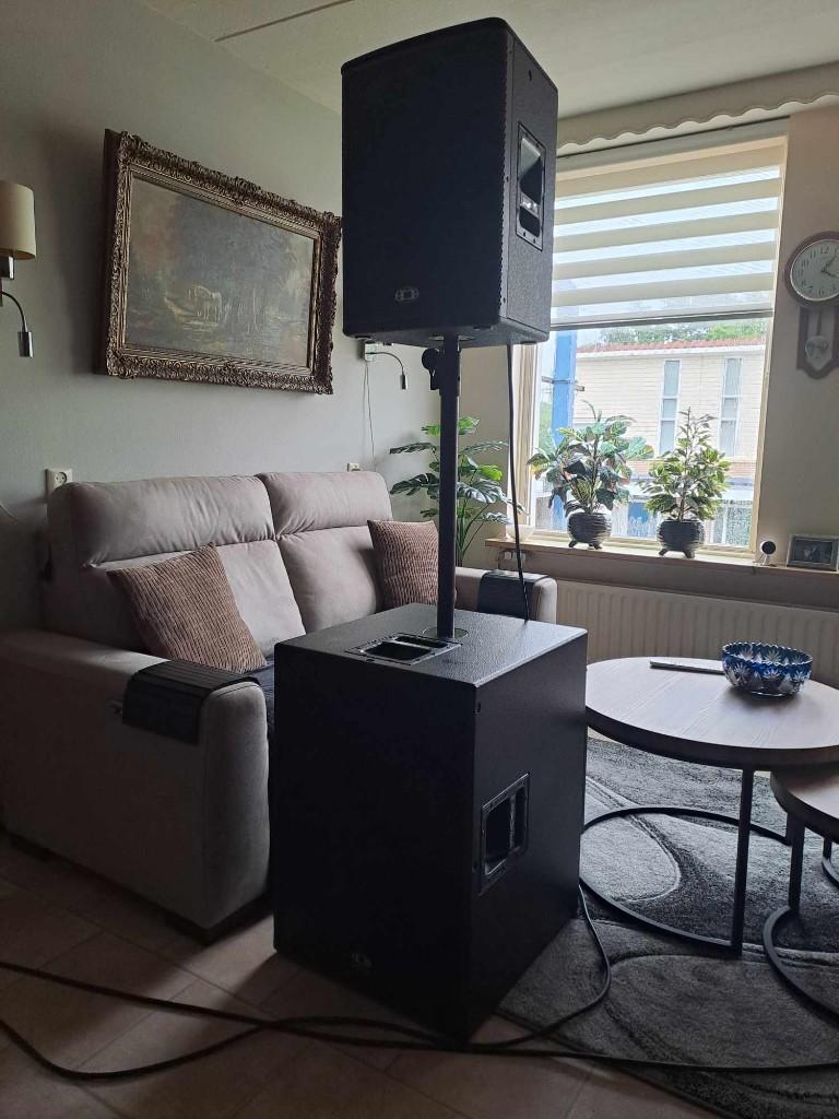 te koop complete set dynacord, Overige typen, Zo goed als nieuw, 120 watt of meer, Ophalen
