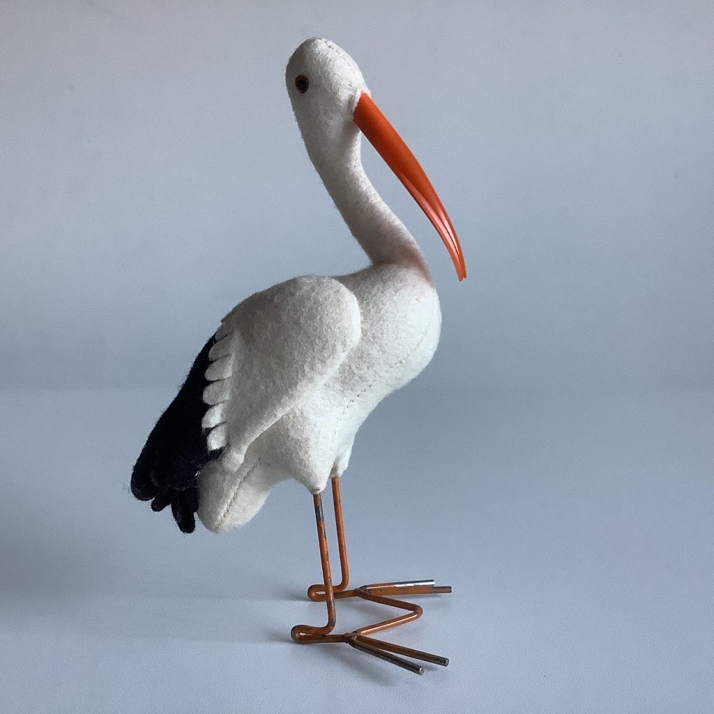 Zeldzame Steiff ooievaar “Adebar”, Ophalen of Verzenden