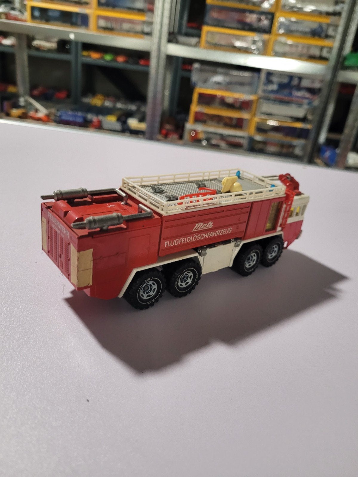 Brandweer craçhstanker, Matchbox, Mahtbox, Ophalen of Verzenden, Zo goed als nieuw