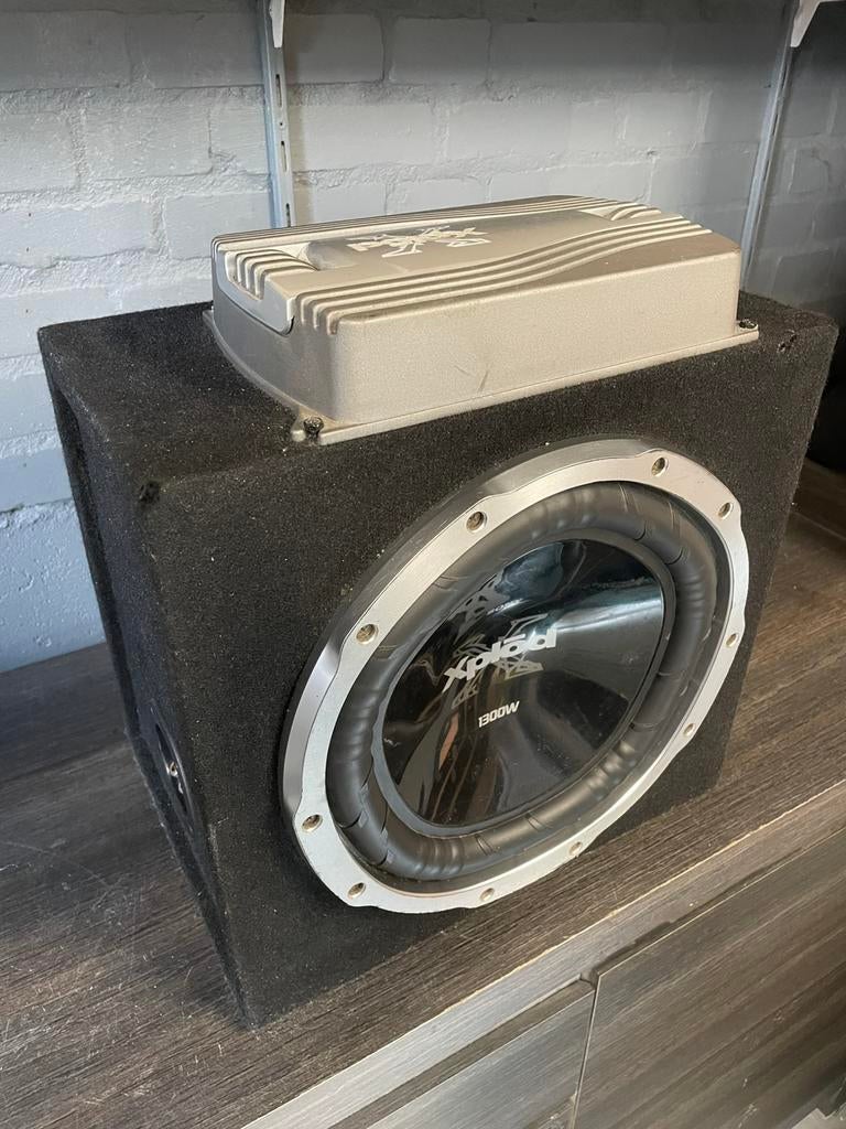 Sony Xplod subwoofer+versterker, Auto diversen, Ophalen, Zo goed als nieuw