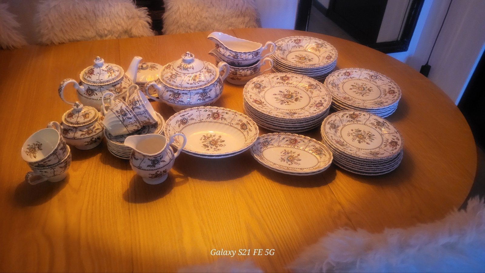 Johnson Brothers Indies - 48-delig servies - Made in England, Huis en Inrichting, Ophalen, Overige merken, Zo goed als nieuw, Compleet servies