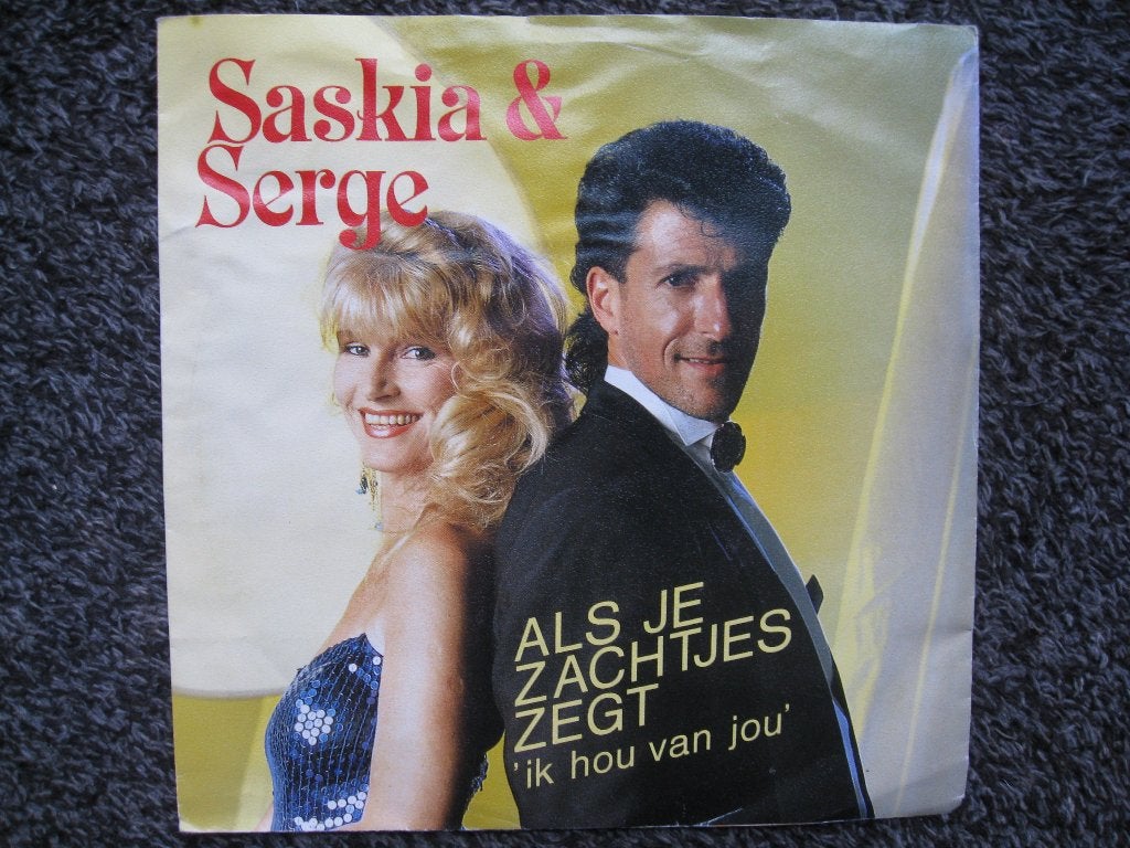 sSaskia & Serge - Als je zachtjes zegt ik hou van jou, Ophalen of Verzenden, Gebruikt, Pop