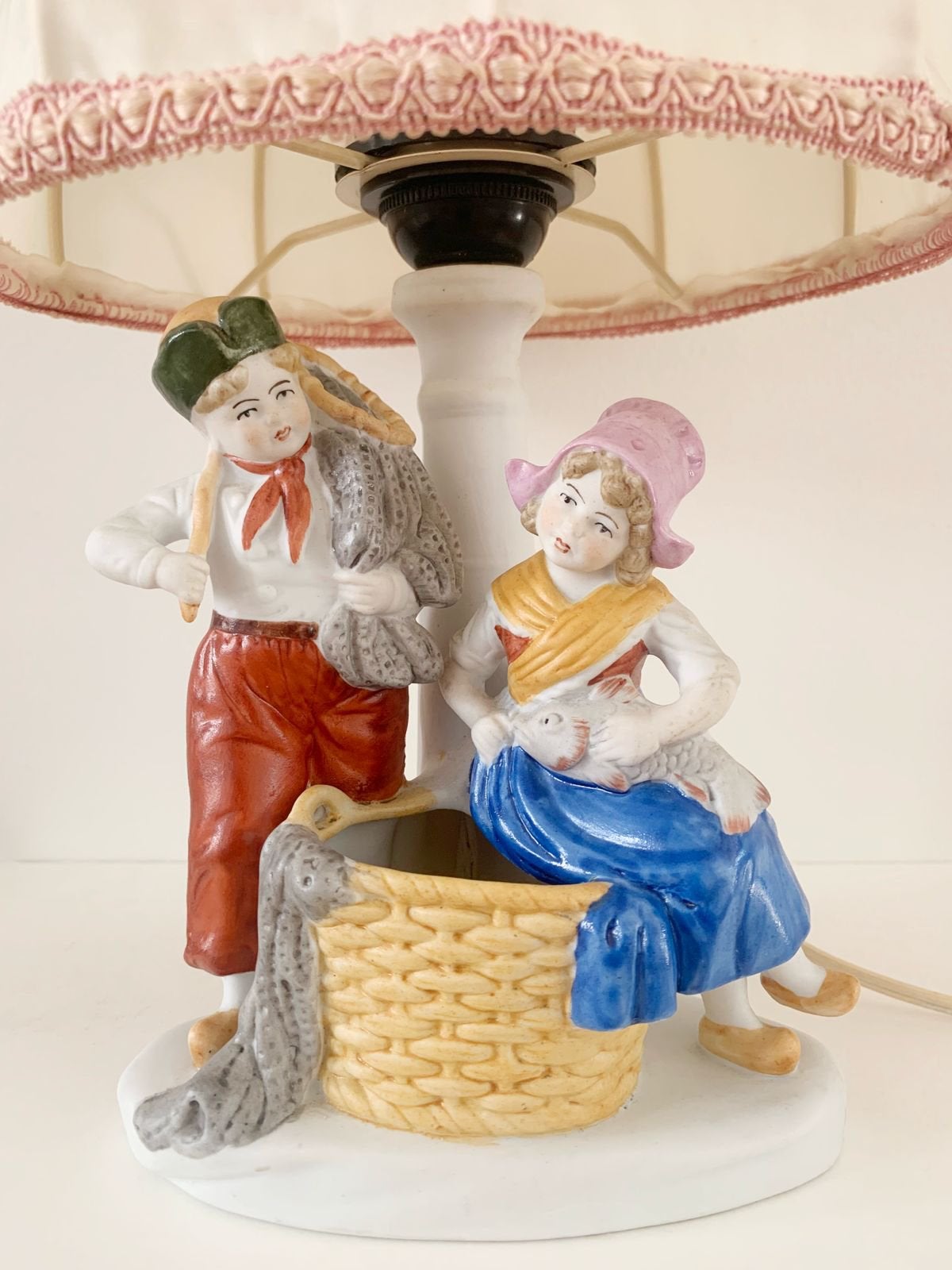 Lamp, Antiek en Kunst, Antiek | Porselein, Ophalen of Verzenden