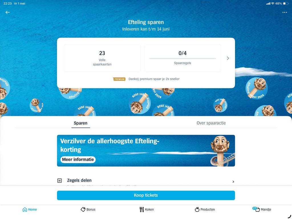 Efteling Zegels Albert Heijn, Albert Heijn, Ophalen of Verzenden