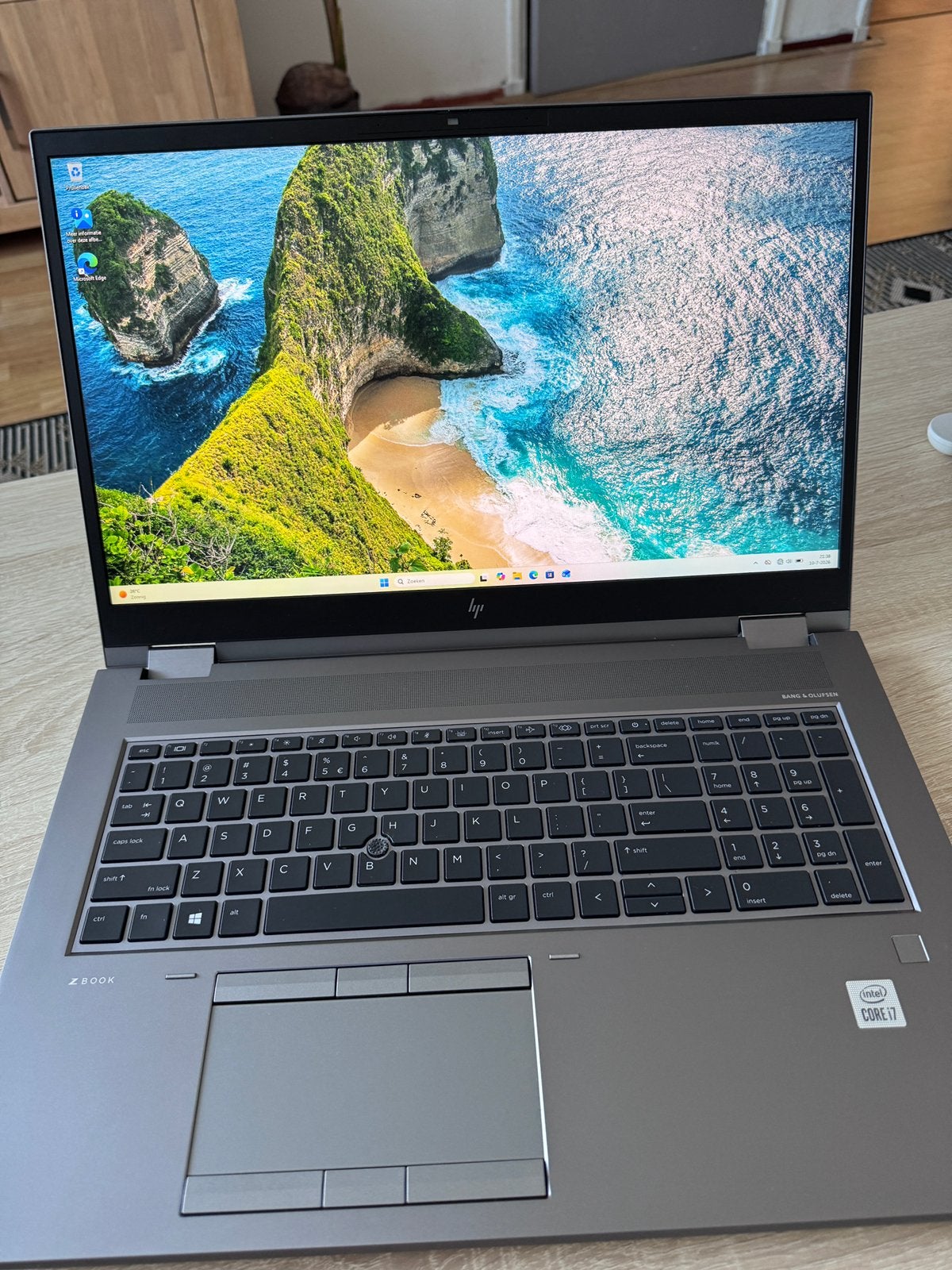 HP ZBook Fury 17 G7 laptop, Computers en Software, Windows Laptops, Met videokaart, 2 tot 3 Ghz, Qwerty, Ophalen of Verzenden