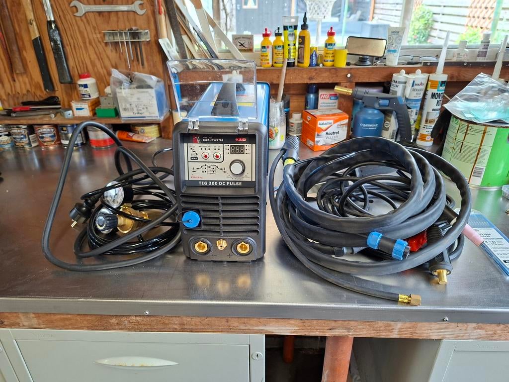TICO Tig 200 DC pulse lasapparaat 230 V, Ophalen of Verzenden, Zo goed als nieuw, 150 tot 250 ampère, Tig