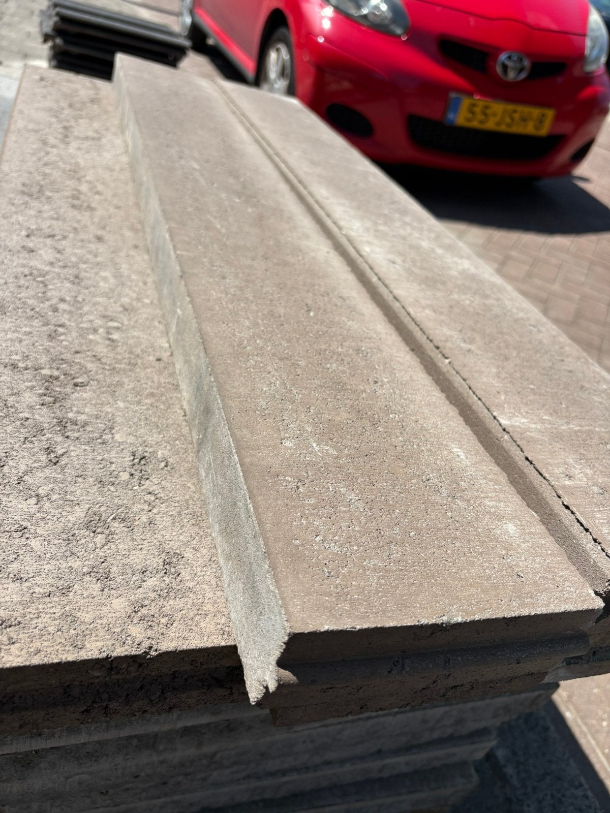 5x Excluton - Opsluitbanden - 5x15x100 cm - hd Taupe, Ophalen, Overige materialen, 30 cm of meer, 50 tot 150 cm