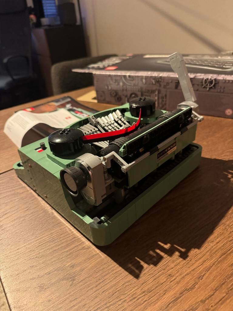 Lego Ideas Typemachine (21327) - Zo goed als nieuw, Ophalen, Lego, Compleet, Complete set