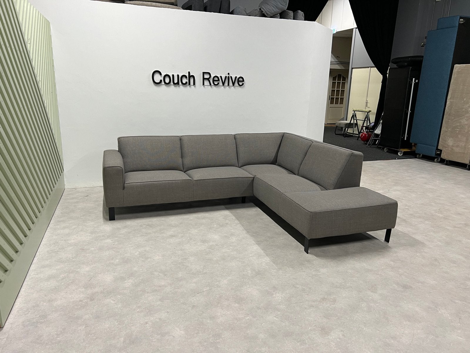 Hoekbank Bruin | Showroommodel | 265x225 | GRATIS LEVERING