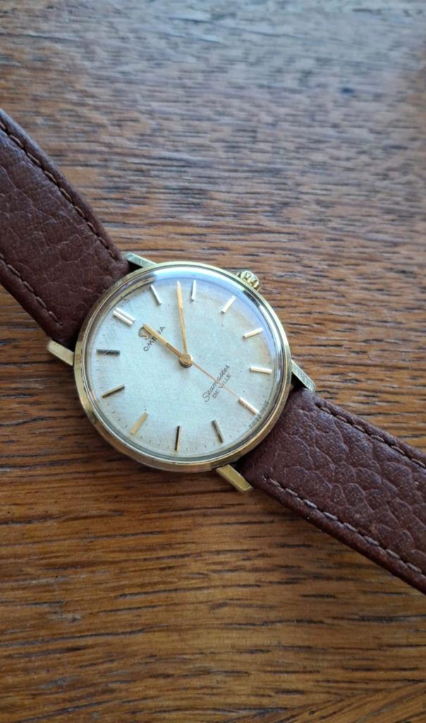 Omega seamaster de ville 14k, Sieraden, Tassen en Uiterlijk, Horloges | Antiek, Ophalen of Verzenden, Staal, Omega, 1960 of later
