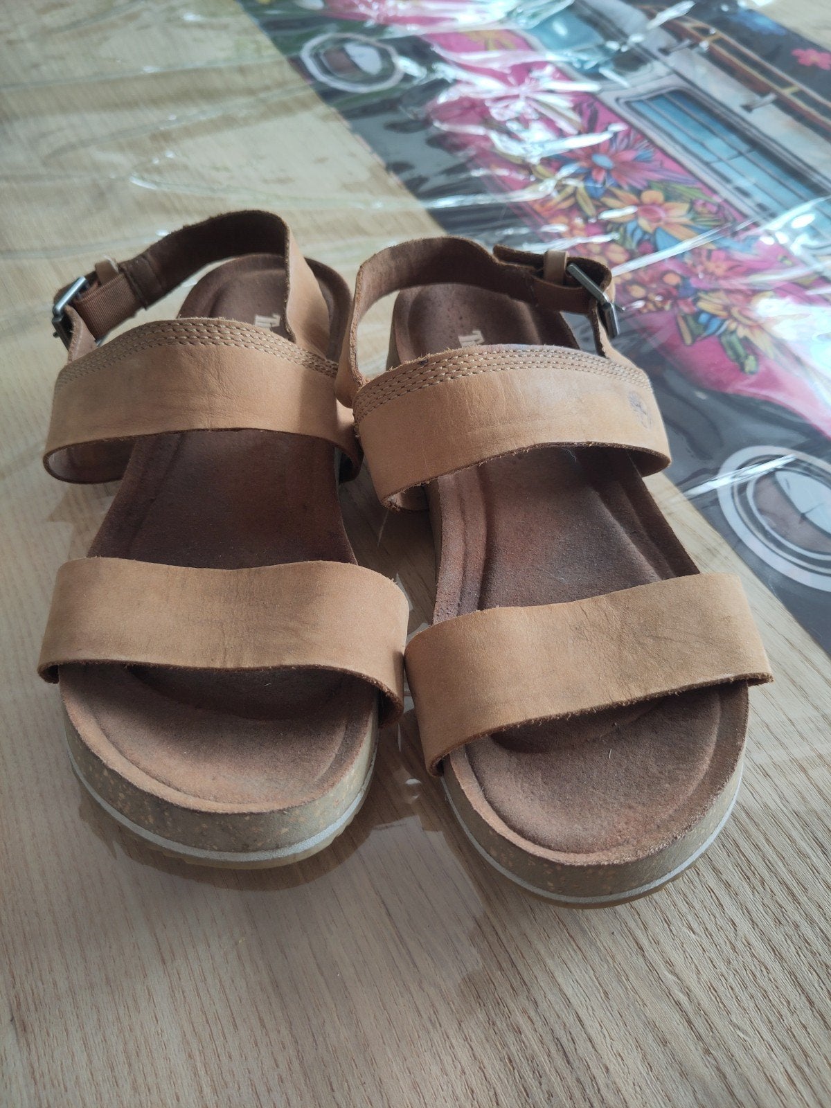 Timberland Sandalen - Zo goed als nieuw, Bruin, Zo goed als nieuw, Timberland, Sandalen of Muiltjes
