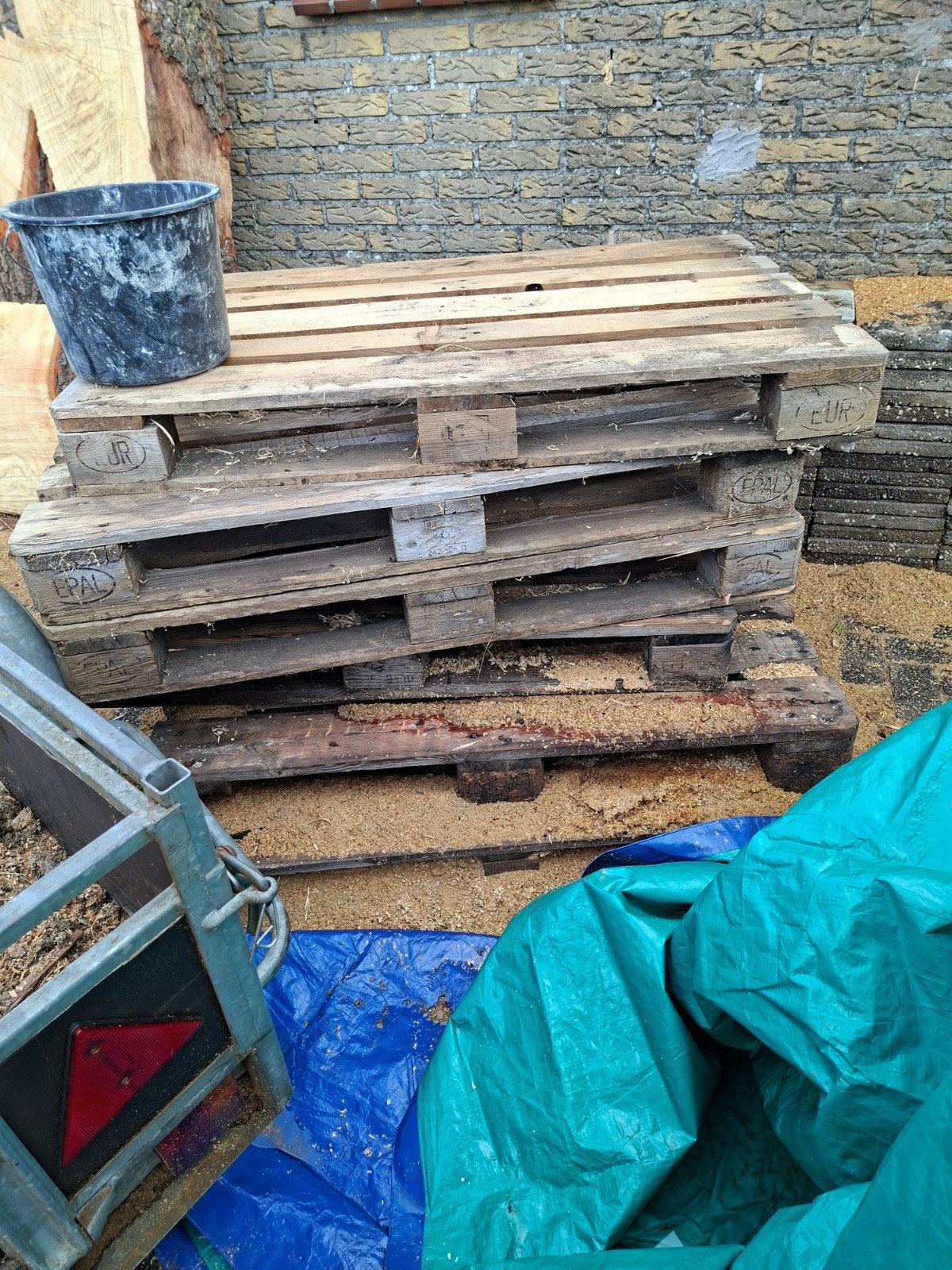pallets, Ophalen, Zo goed als nieuw, Pallet, Minder dan 200 cm
